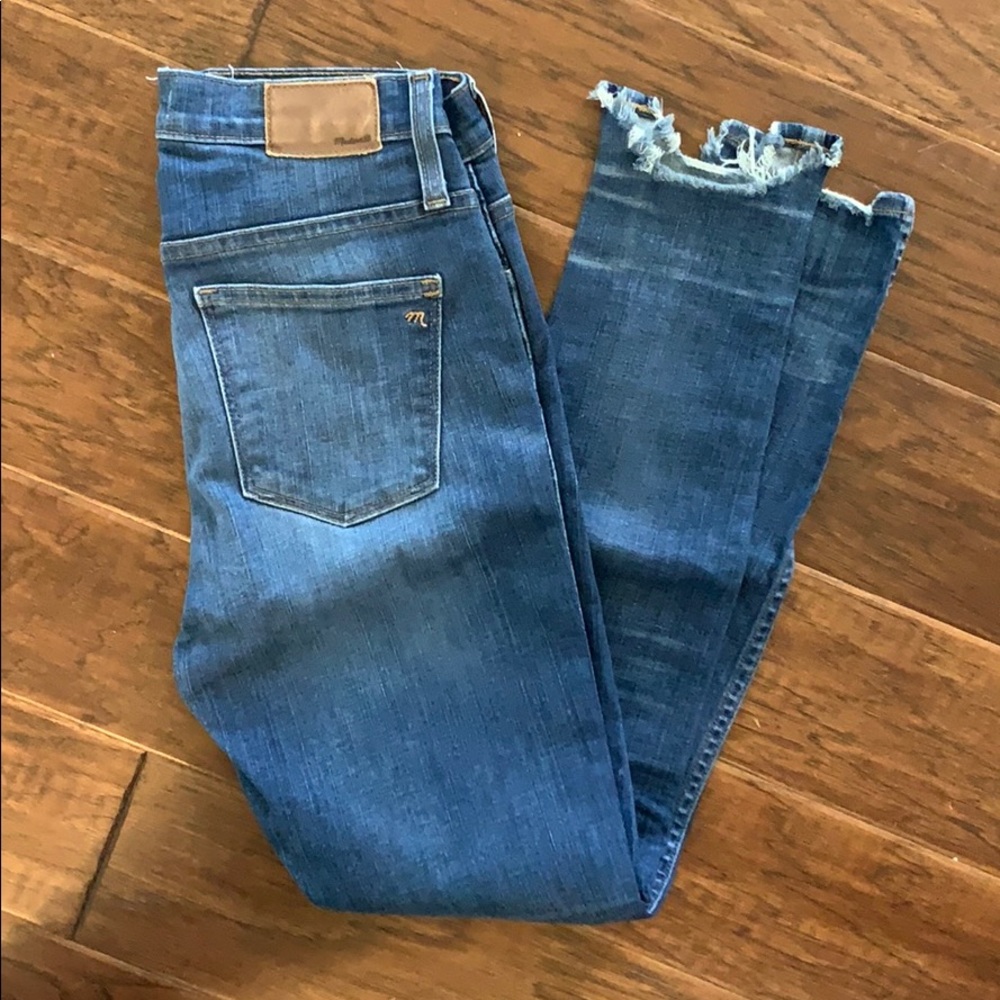 Madewell high rise skinny jeans size 27